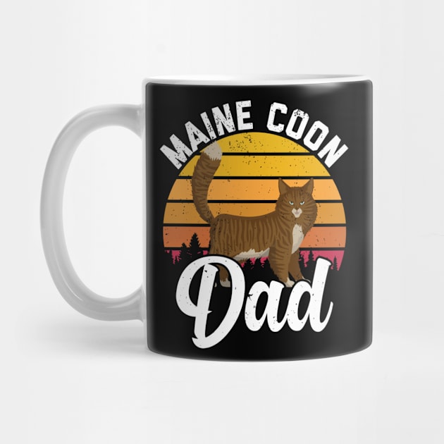 Maine Coon Dad Cat Owner Cats by Streetwear KKS